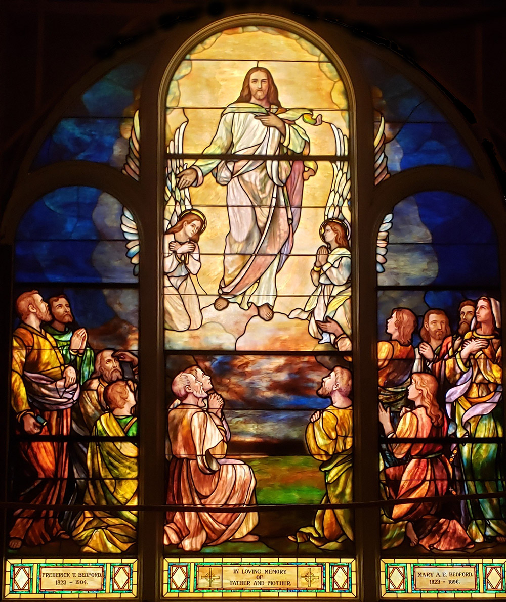 christian stained glass paintings