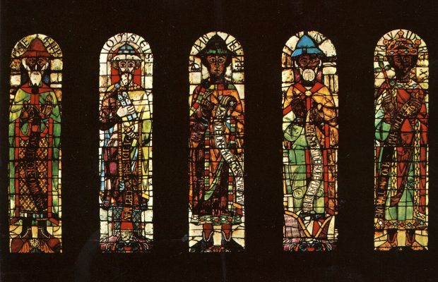 antique stained glass windows ausburg
